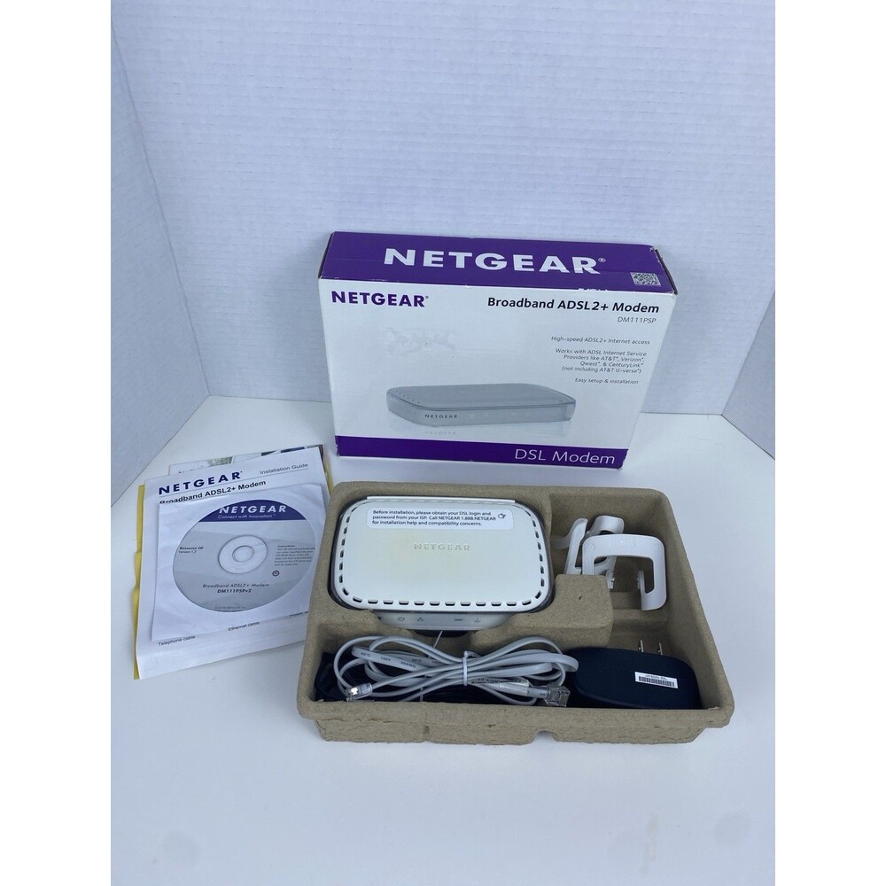 NETGEAR Broadband ADSL2+ Modem DM111PSP DSL Modem - Picture 2 of 9